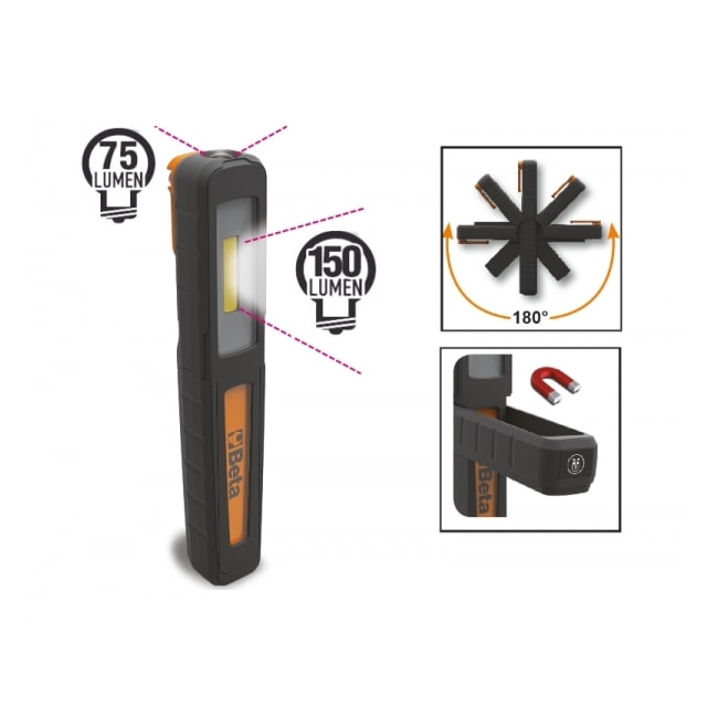 Lanterna de Inspeção Led 150lm Recarregável Bivolt 1838P BETA-4e67cf13-45a9-4396-bc72-cae4d7568da8