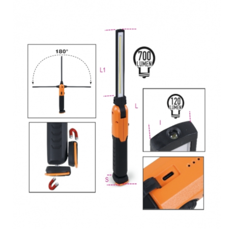 Lanterna de Inspeção Led 700lm Recarregável 1838AM BETA-bc4ffde4-d1ce-42f2-bf23-e2603e9b1b17