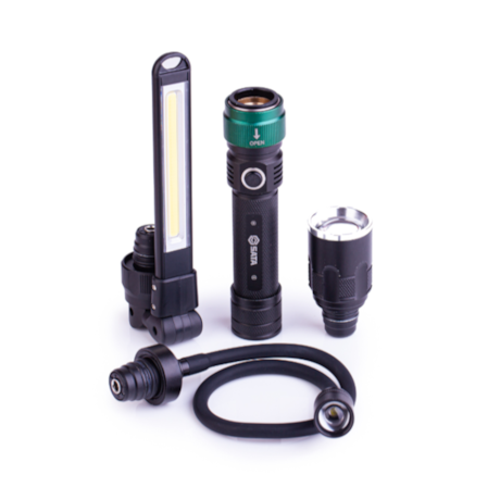 Lanterna de Led 3 Em 1 Recarregável de 350 Lumens ST90736 SATA-5e870ef9-3852-414f-b285-c9c93ac754b0