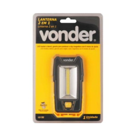 Lanterna de Led COB Magnética 2 em 1 LLV 202 8075202000 VONDER-1014f70b-cd03-4893-aae0-b6acfbde8d66