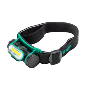 Lanterna de LED para Cabeça Recarregável de 150 Luméns ST90716 SATA