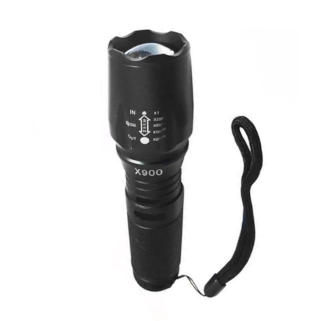 Lanterna de Led Tática 800 Lúmens X-900 DING/LUATEK-c83113e0-d385-482c-9f37-dac412943559