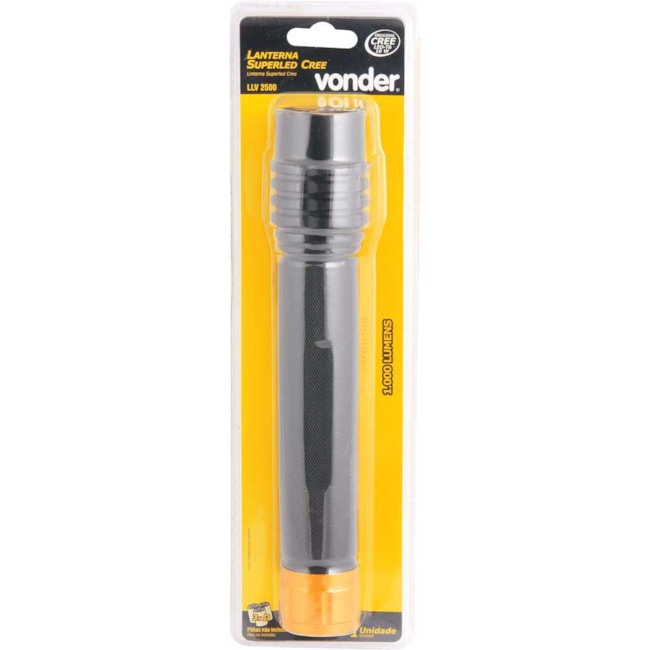 Lanterna de Super LED CREE 10W LLV 2500 8075250000 VONDER-e501083a-ddc5-4736-b76b-8eb63c265cff