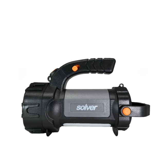 Lanterna LED COB 300 Lumens Holofote Recarregável SLP-401 SOLVER-f737de4e-5f0f-4fe3-80f0-7a3a90379b11