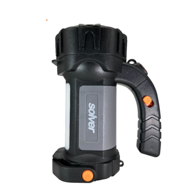 Lanterna LED COB 300 Lumens Holofote Recarregável SLP-401 SOLVER-b94b7ea7-ffd1-4d70-b3cb-95443a41f92c