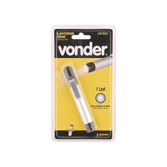 Lanterna Led de Alumínio 1 Pilha Mini 011 8075000011 Vonder-4c61f37e-cf13-4f13-807c-461832f5bccc