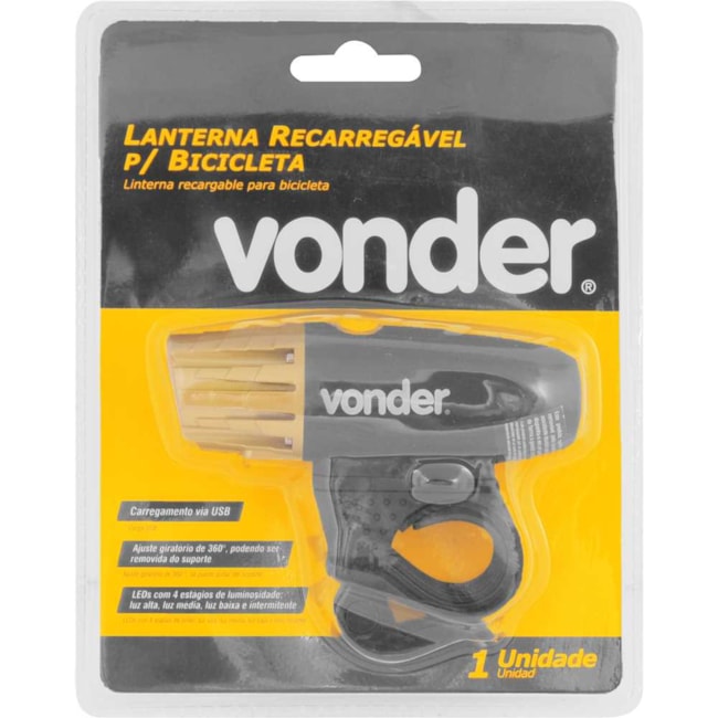 Lanterna LED para Bicicleta Recarregável 8075150280 VONDER-a67596bd-fbe6-4dc5-8288-4b6367aefbd4