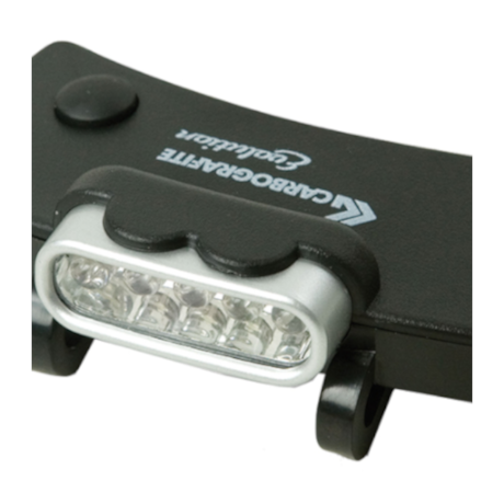 Lanterna Led para Capacete sem Bateria 3V CR2032 EVOLUTION CARBOGRAFITE