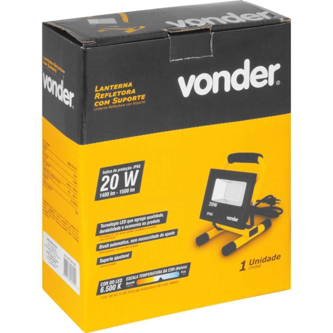 Lanterna Refletora de Led 20W Bivolt com Suporte 8075001020 VONDER-a1f88960-36a8-4b6d-b45e-064fff2d4d69