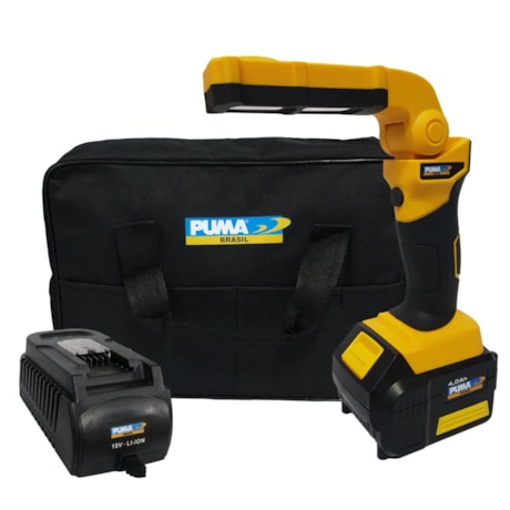Lanterna Refletora LED 18V com Bateria 4.0Ah Carregador Bivolt e Maleta BT-135CB PUMA-ee02cd04-6cac-4d8e-8521-1df08dd03f6b