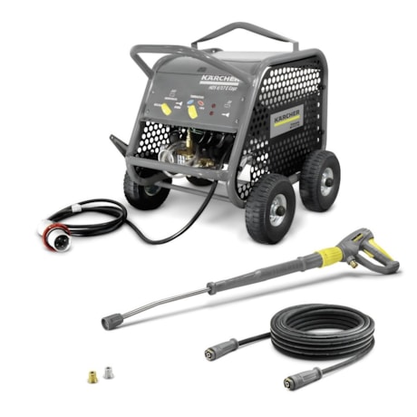 Lavadora Alta Pressão 2175Lbs 650L/H 32000W Trifásico 380V Água Quente HDS 7/16 Cage KARCHER