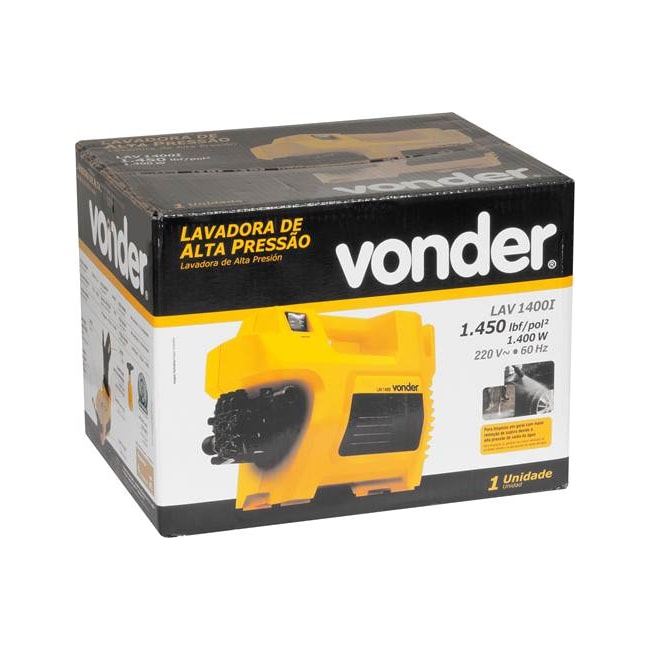 Lavadora de Alta Pressão 1450 Libras 324L/H 1400W 220V 6864140220 VONDER-9a088a9c-1b29-4ae3-af3e-b25d641faf56