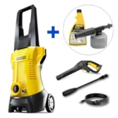 Lavadora de Alta Pressão 1600 Libras 280L/H K2 + Aplicador e Detergente Deterjet Gel KARCHER Lavadora de Alta Pressão 1600 Libras 280L/H K2 + Aplicador e Detergente Deterjet Gel KARCHER