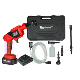 Lavadora de Alta Pressão 3,3L/M 18V com Bateria 4.0Ah Carregador 1.5A Bivolt TBT18HPW25-KC TOYAMA