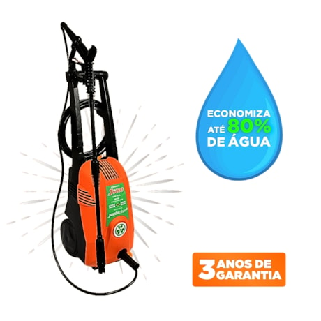 Lavadora de Alta Pressão Residencial 1500 Psi 300 L/h 1.000W 110V J6000 STOP TOTAL JACTO-98d08001-ccb6-485e-a2fc-4554d0a5f8ea