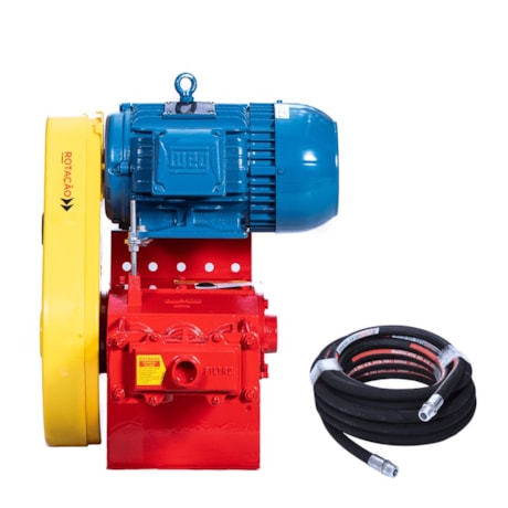 Lavadora de Alta Vazão 52L/M 400LBS Fixa 5CV Trifásico 220V com Mangueira BH-6284 HIDROMAR-1dabe689-bc7d-465e-b523-2fa02ecfb1b6