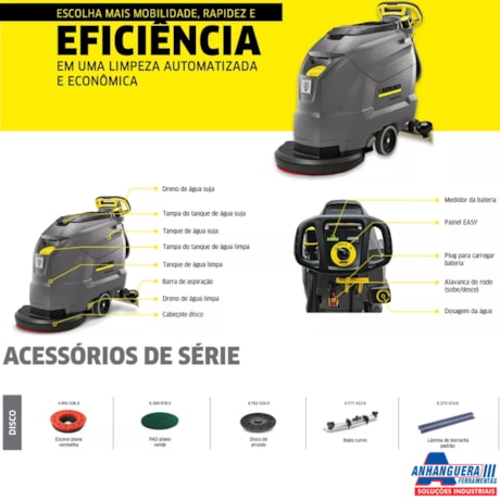 Lavadora Secadora de Piso à Bateria 510mm BD 50/50 19943600 KARCHER-911b27a6-22ee-48d4-940b-9b7ad4fced4a