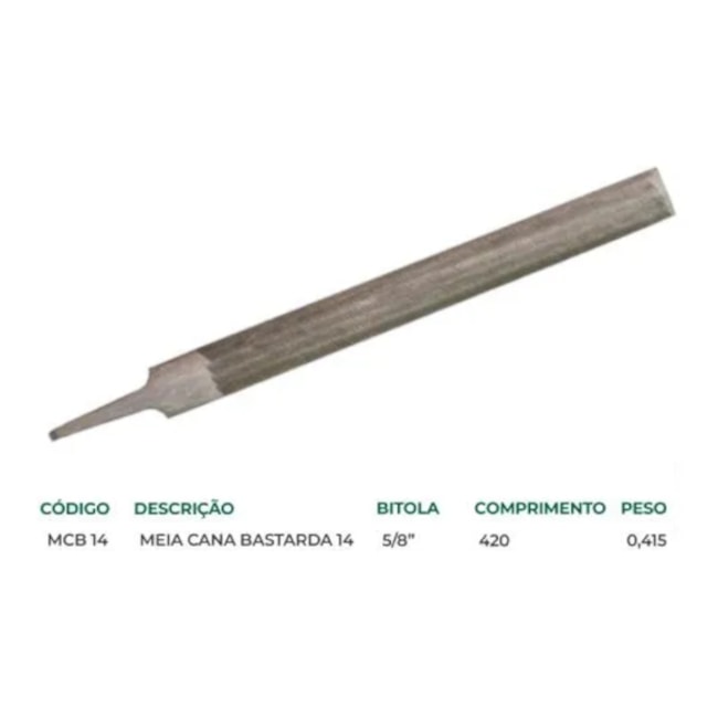 Lima Meia Cana Bastarda 14