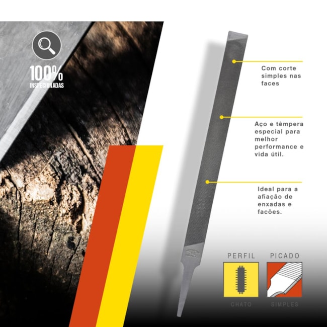 Lima para Facão sem Cabo 8