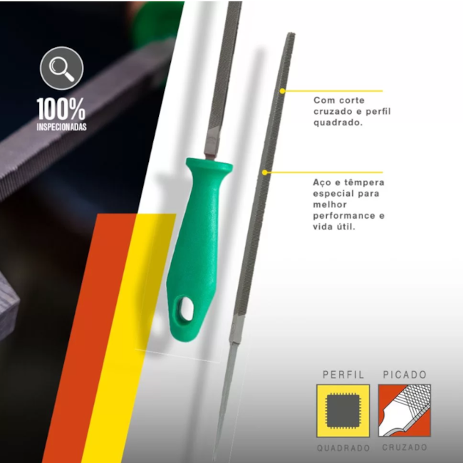 Lima Quadrada Bastarda 8