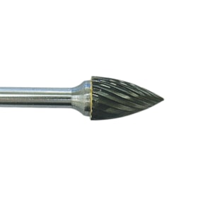 Lima Rotativa 10,00mm x 20mm Metal Duro Árvore Pontiaguda 39333 HTOM