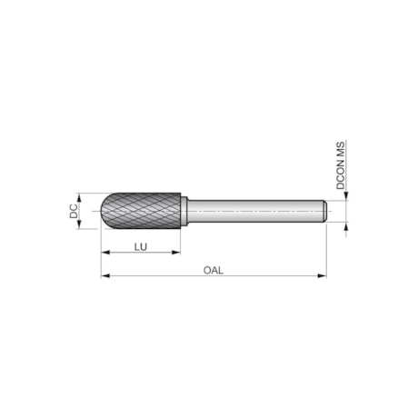 Lima Rotativa Cilíndrica Topo Esférico 6,0 X 18 X 50mm DC Brilhante P8056.0X6.0 DORMER-166768ec-d7b7-4faf-8f9b-a35cd2f0c649