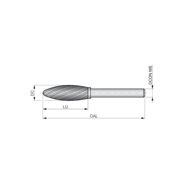 Lima Rotativa Metal Duro 12,7 X 32 X 77mm DC Brilhante P81512.7X6.0 DORMER-20b70b56-060f-4eae-a0be-314954aa813d