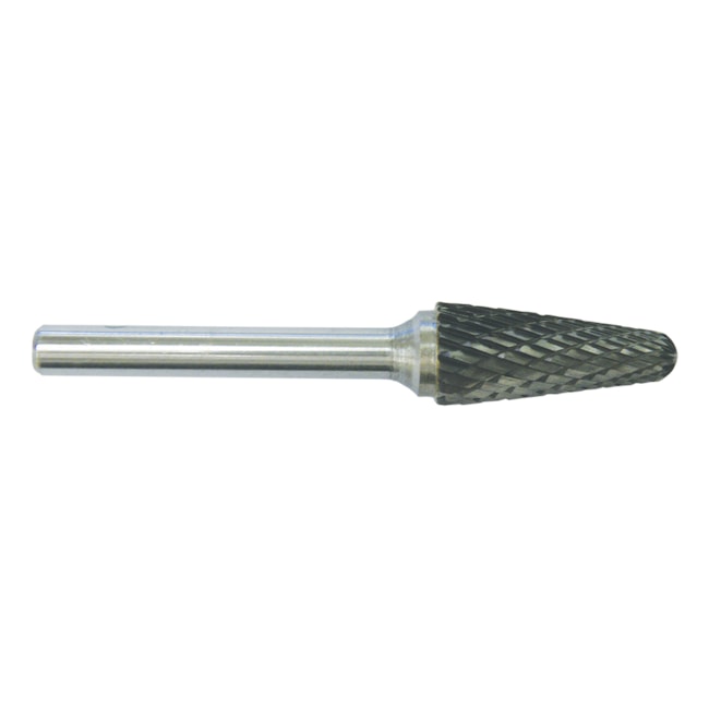 Lima Rotativa Metal Duro Cônica Ponta Arredondada 10,00mm x 25mm Duplo HTOMSL HTOM-5e47ba19-50a2-4ac3-8243-b731fb87bd49