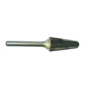 Lima Rotativa Metal Duro Cônica Ponta Arredondada 10,00mm x 25mm Simples HTOMSL-3MP HTOM
