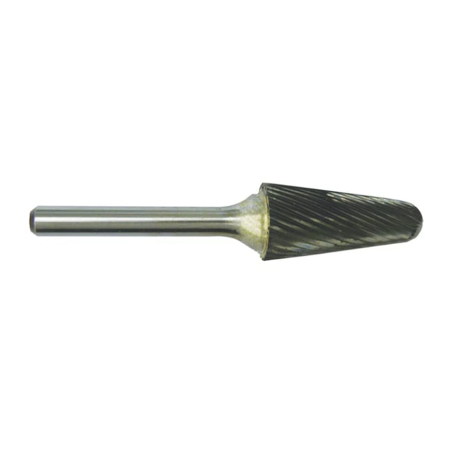 Lima Rotativa Metal Duro Cônica Ponta Arredondada 19,00mm x 38mm Simples Alumínio SL-7MNF YG-1-f51ce840-a480-4aca-b7b0-71912a177621