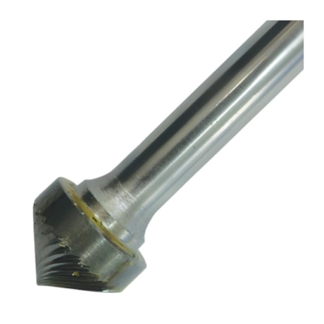 Lima Rotativa Metal Duro Cônica Ponta Viva 10,00mm x 7mm Simples HTOM