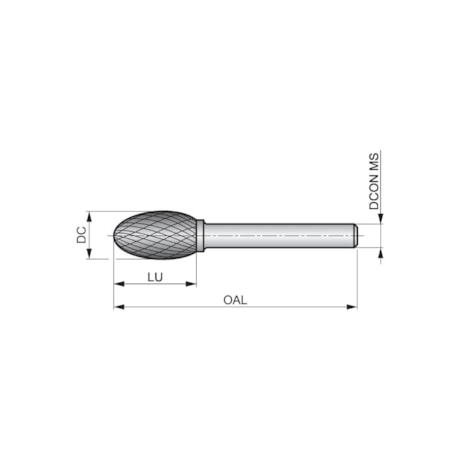 Lima Rotativa Oval Gota 3 X 11 X 83mm DC Brilhante Metal Duro P8099.6X6.0 DORMER-f8e05b31-1055-4e55-addd-467527896a7e