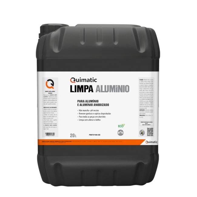 Limpa Alumínio 20 Litros LA4 QUIMATIC-2673bd0a-0fb8-4970-8810-fe19038152da
