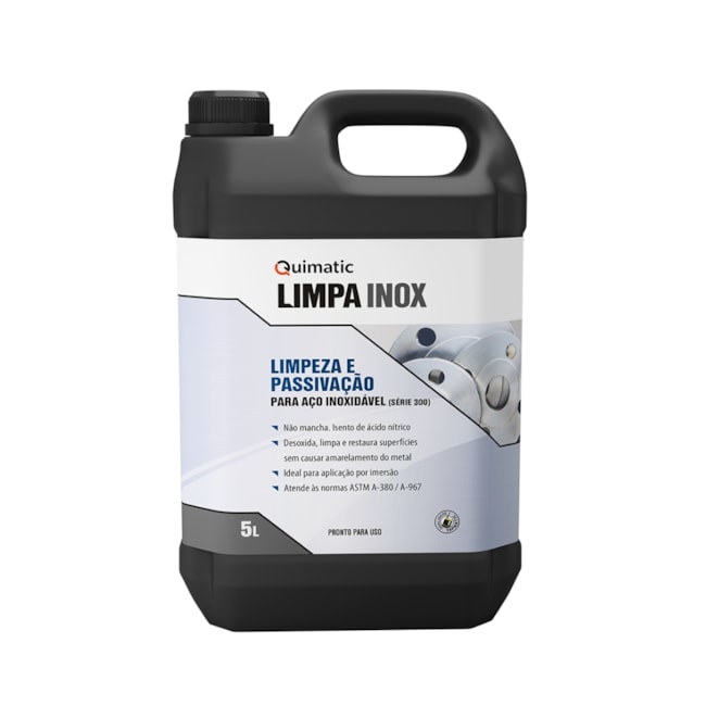 Limpa Inox Industrial 5 Litros LI3 QUIMATIC-66b980ee-4c64-41e4-921b-61de16857da5