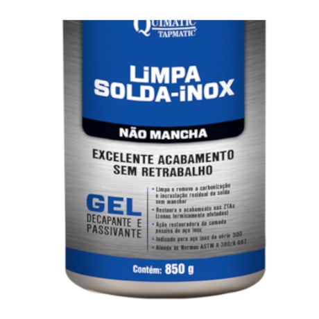 Limpa Solda Gel Decapante para Aço Inox 850g LS1 TAPMATIC-7eb1aa72-b2a4-44af-b7cc-f64f2bcac875