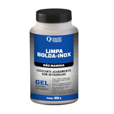 Limpa Solda Gel Decapante para Aço Inox 850g LS1 TAPMATIC-d66d6bc4-fc1e-4372-8998-c1bbeaf945df