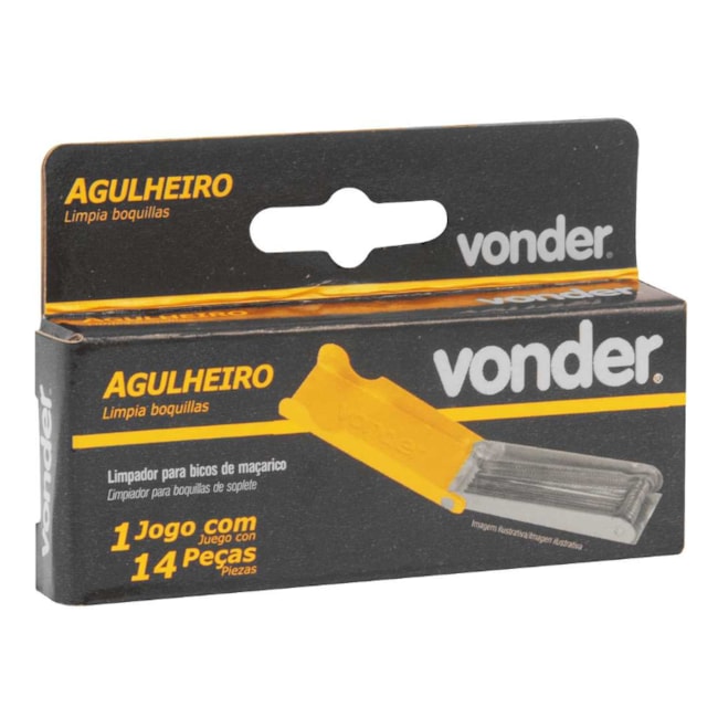 Limpador de Bicos de Corte e Extensões de Solda com 14 Peças 3599140000 VONDER-e574d237-7ed0-410b-aac7-b568b418db61