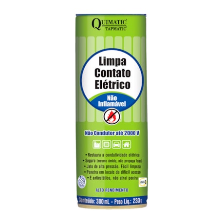 Limpador de Contatos Elétrico Não Inflamável 300 ML IA1 QUIMATIC TAPMATIC-bcb8fd58-6992-4f09-9724-92fb4ba8c019