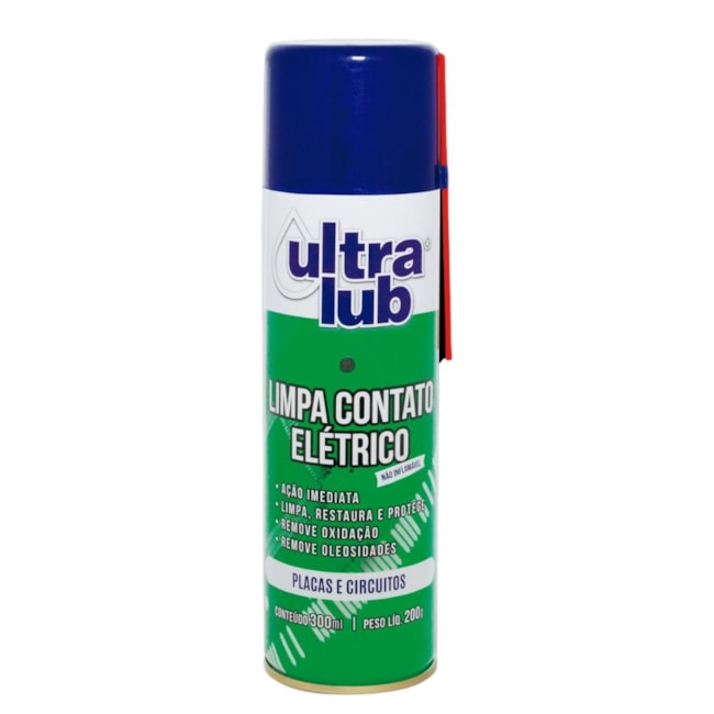 Limpador de Contatos Elétricos Não Inflamável 300mL 5ULTLC5I ULTRALUB-7ff5bef3-7bb9-4cd3-8abf-0a55c3dad70f