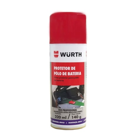 Limpador de Polo Bateria 220ml Aerosol 0890104 WURTH