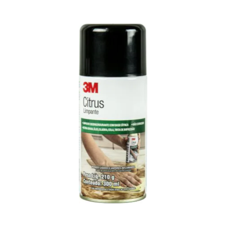 Limpador e Desengraxante 300ml 210G Spray CITRUS 3M