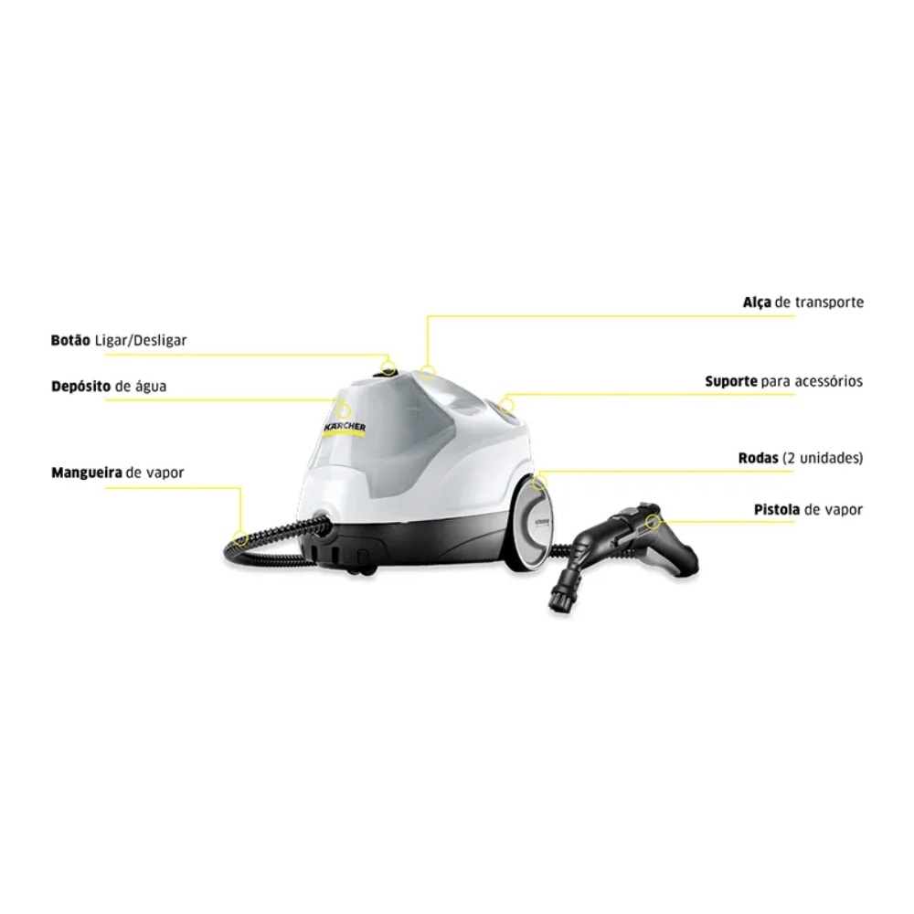 Limpadora a Vapor Karcher 1500W Premium 220V 93984170 SC 4 KARCHER