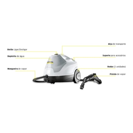 Limpadora a Vapor Karcher 1500W Premium 220V 93984170 SC 4 KARCHER-22c41a81-1dea-4291-8e17-13c800ef6420
