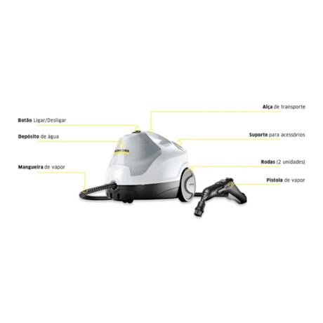 Limpadora a Vapor Karcher 1500W Premium 220V 93984170 SC 4 KARCHER-87c869be-c87e-4637-bc0c-1837ca6f049b