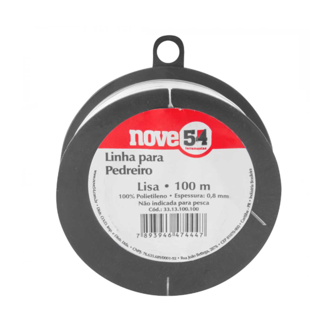 Linha para Pedreiro Lisa com 100 Metros 3313100100 NOVE54-6ea4c696-ddb8-4a5f-a5cf-c1f7911e0877