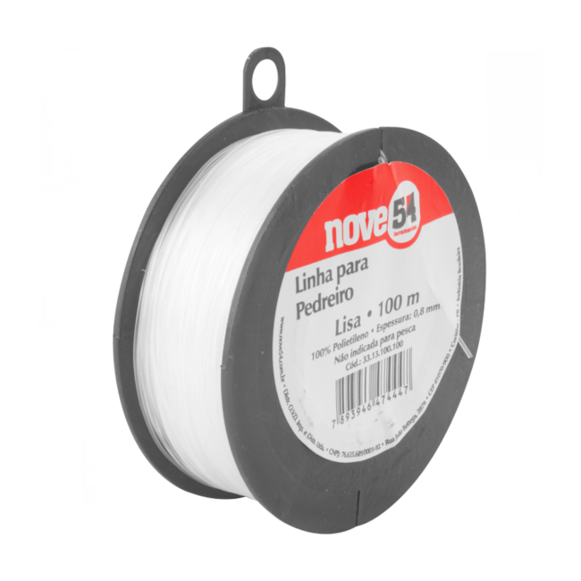 Linha para Pedreiro Lisa com 100 Metros 3313100100 NOVE54-134f22d1-6d6f-49f4-b33c-5db5e3c5d89c