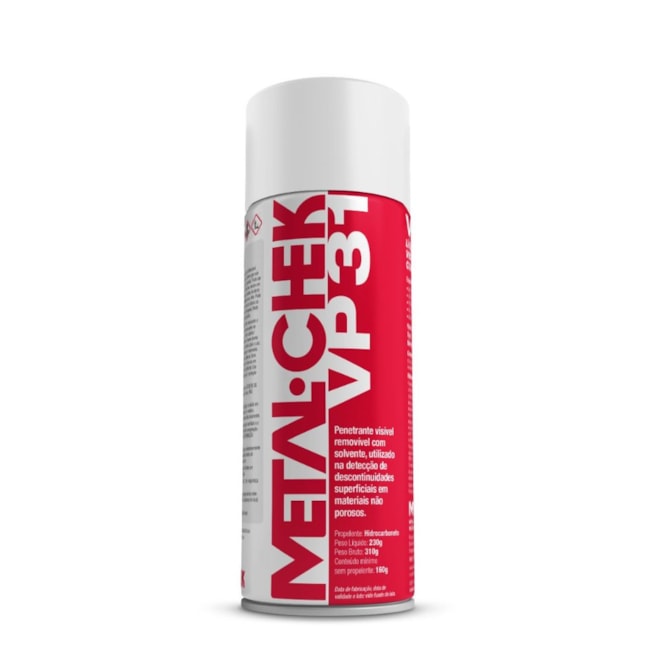 Líquido Penetrante Visível Spray 230gr VP 31 METALCHEK-aaf199f2-acf2-4e5a-8fc4-b10f7c15a390
