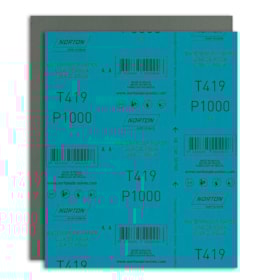 Lixa D'água Grão 1000 Folha 230 x 280mm Azul T 419 NORTON