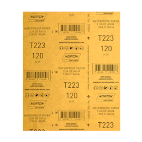 Lixa D'Água Grão 120 Folha 225X275MM T 223 NORTON