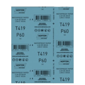 Lixa D'água Grão 1200 Folha 230x280mm Azul T 419 NORTON